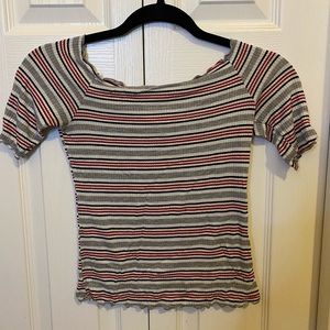 Off the shoulder top.